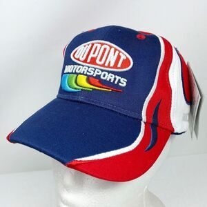NWT Vintage Jeff Gordon DuPont Motorsports Youth Kids Hat Strap Back NASCAR Cap